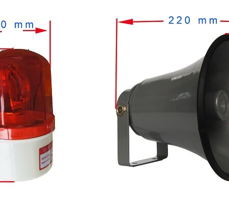 Bocina y estrobo luz led Telefono industrial JR101-FK-HB SIP