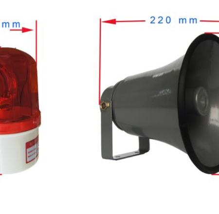 Bocina y Luz LED para telefono Industrial JR101-FK-HB
