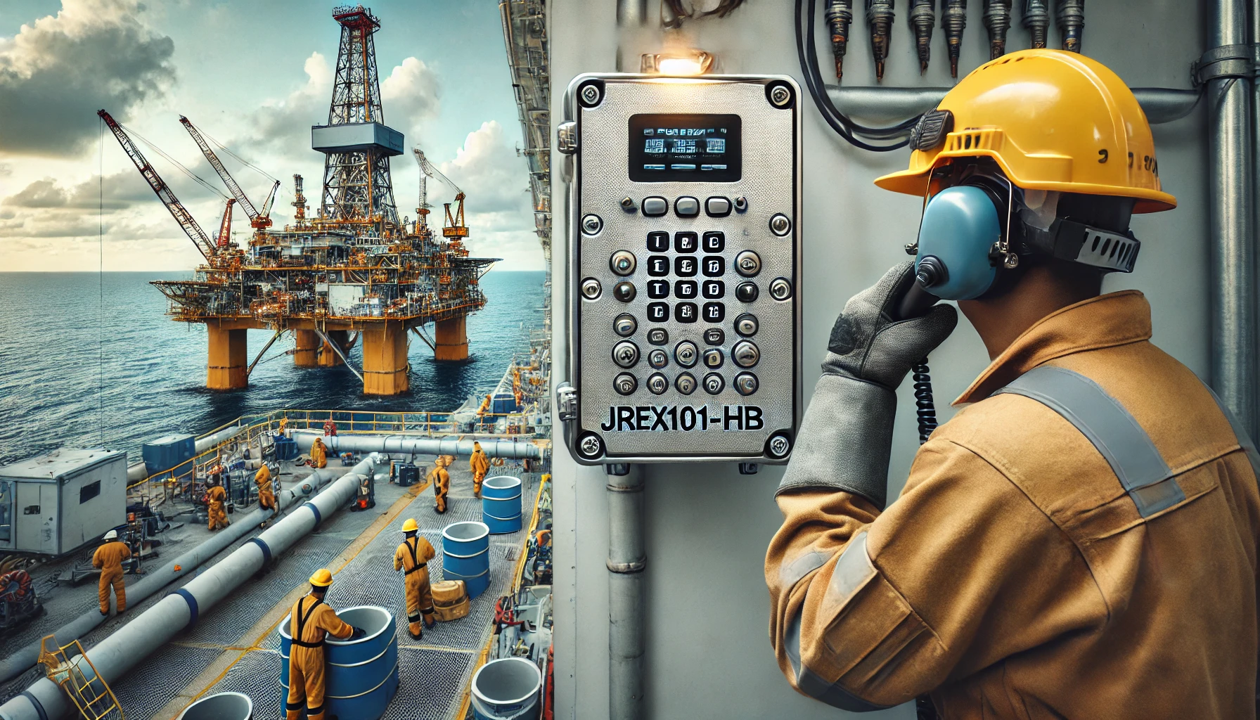 El JREX101-HB de Vozell® es el teléfono industrial definitivo para entornos peligrosos. Su resistencia a explosiones, durabilidad, alto rendimiento en condiciones extremas y características de comunicación avanzadas lo convierten en una opción esencial para asegurar la comunicación en zonas de alto riesgo