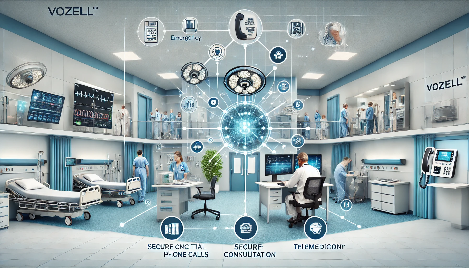 Telefonia IP Consultas Remotas Vozell® en el Sector Salud: Transformando la Conectividad en Hospitales.